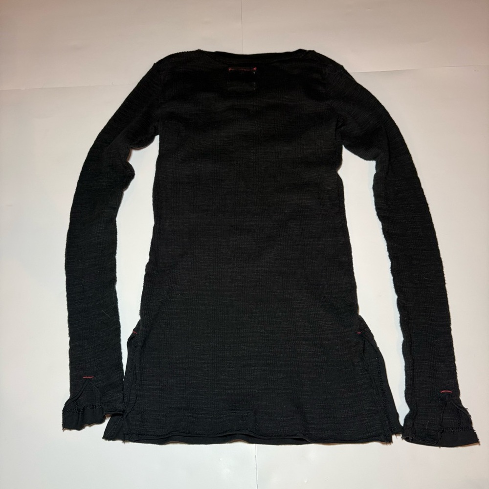 GAP Red Women's Black Long Sleeve Top - Picture 2 of 6